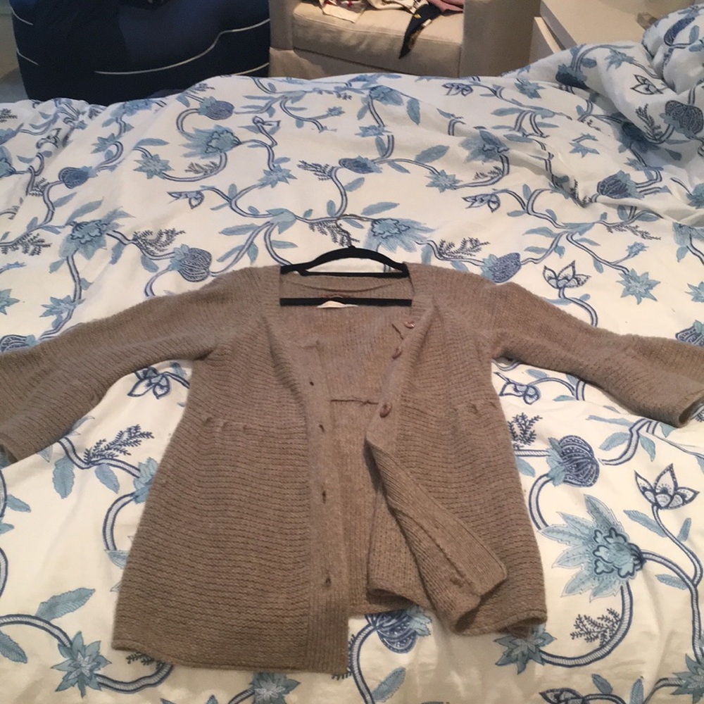 Velvet 100% cashmere cardigan